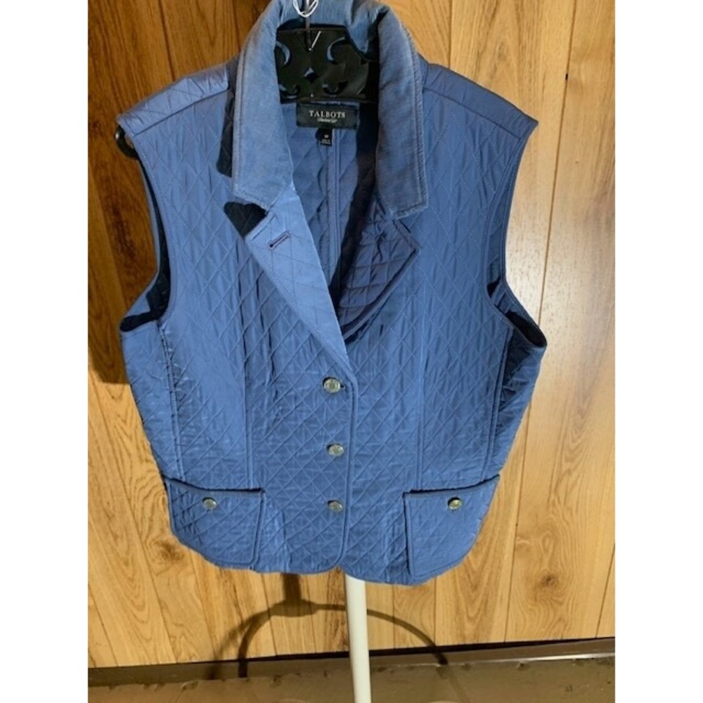 Talbots Vest blue size medium